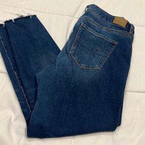 American eagle dream Jean curvy high rise jegging size 14
